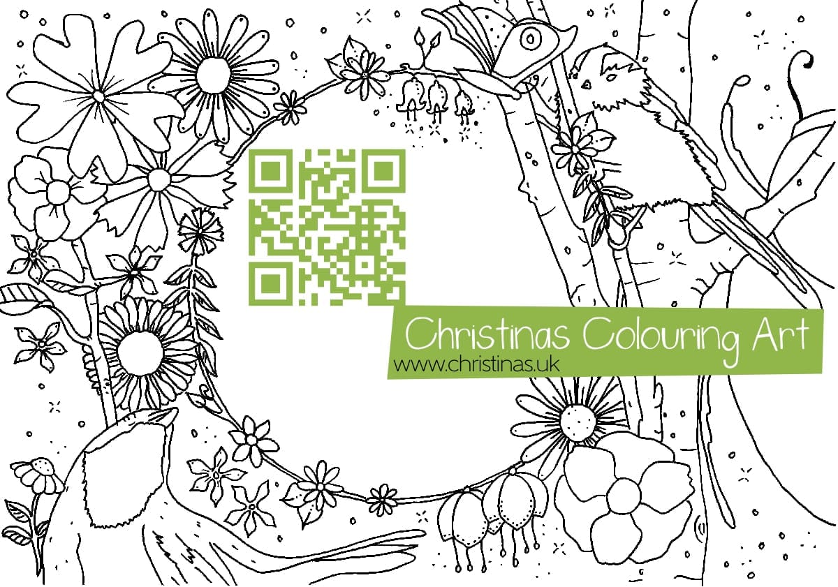 Download Colouring Page Circle of Nature